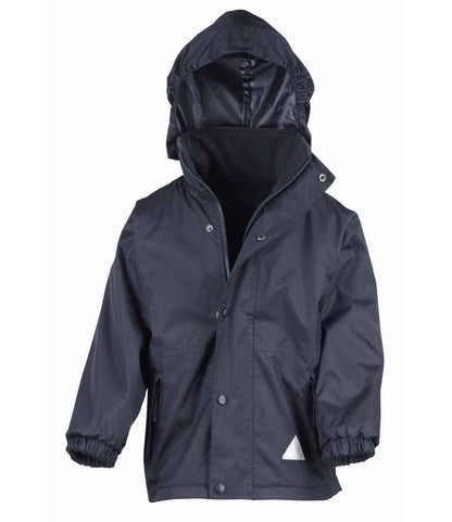 Result - Kids/Youths StormDri 4000 Jacket - RS160B BK/GY 2-3