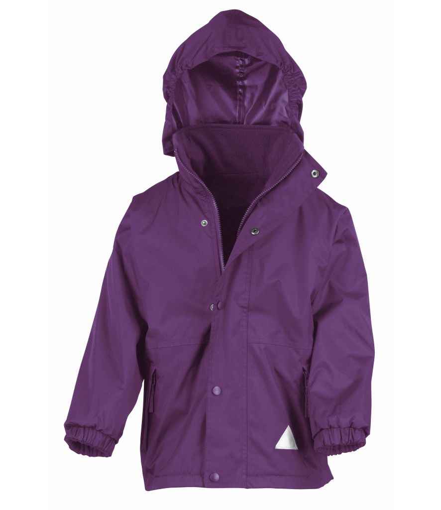 Result - Kids/Youths StormDri 4000 Jacket - RS160B BK/GY 2-3