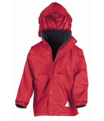 Result - Kids/Youths StormDri 4000 Jacket - RS160B BK/GY 2-3