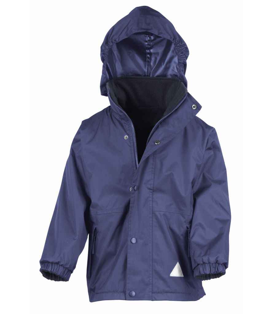 Result - Kids/Youths StormDri 4000 Jacket - RS160B BK/GY 2-3