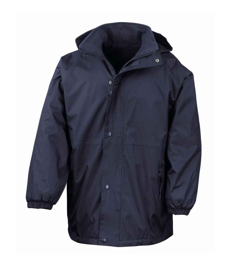 Result - Reversible StormDri 4000 Waterproof Jacket - RS160 BK/GY S