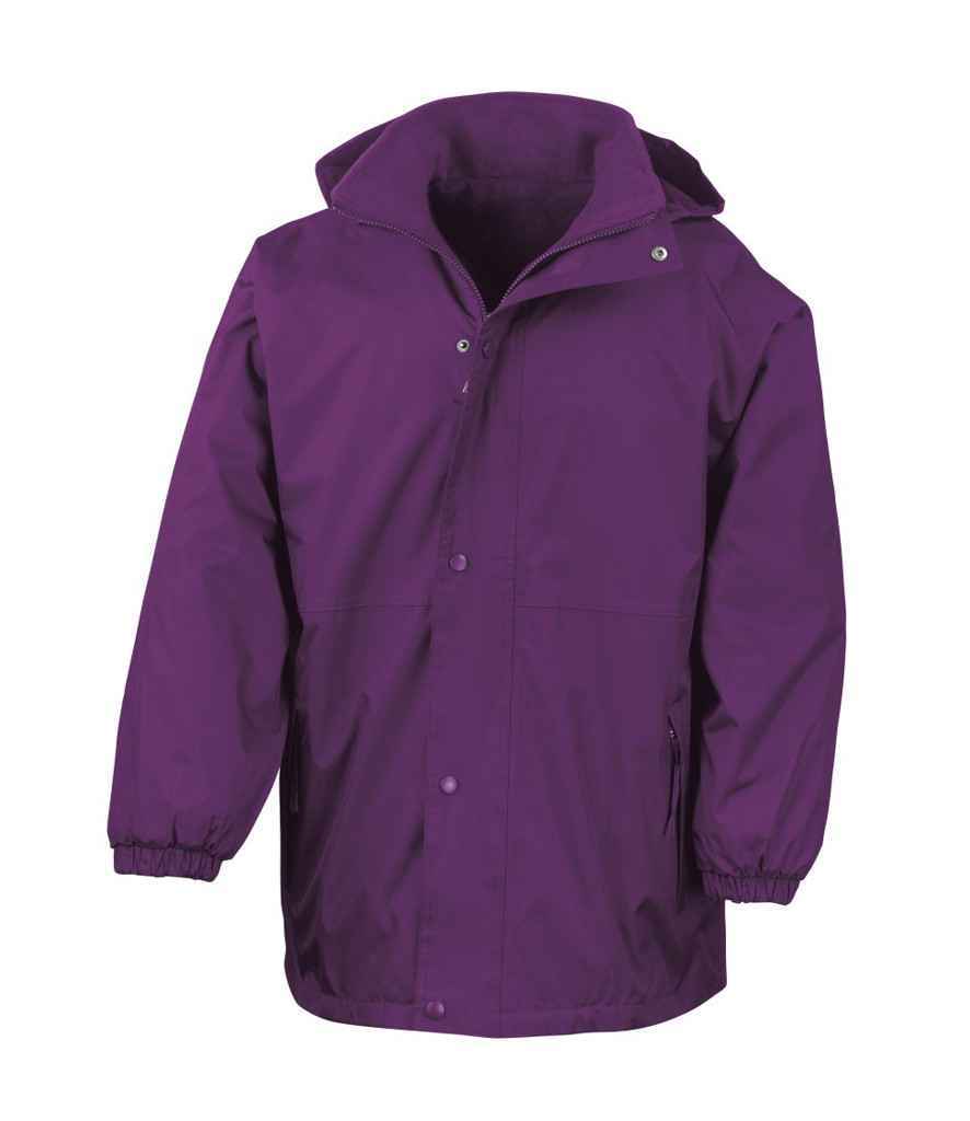 Result - Reversible StormDri 4000 Waterproof Jacket - RS160 BK/GY S