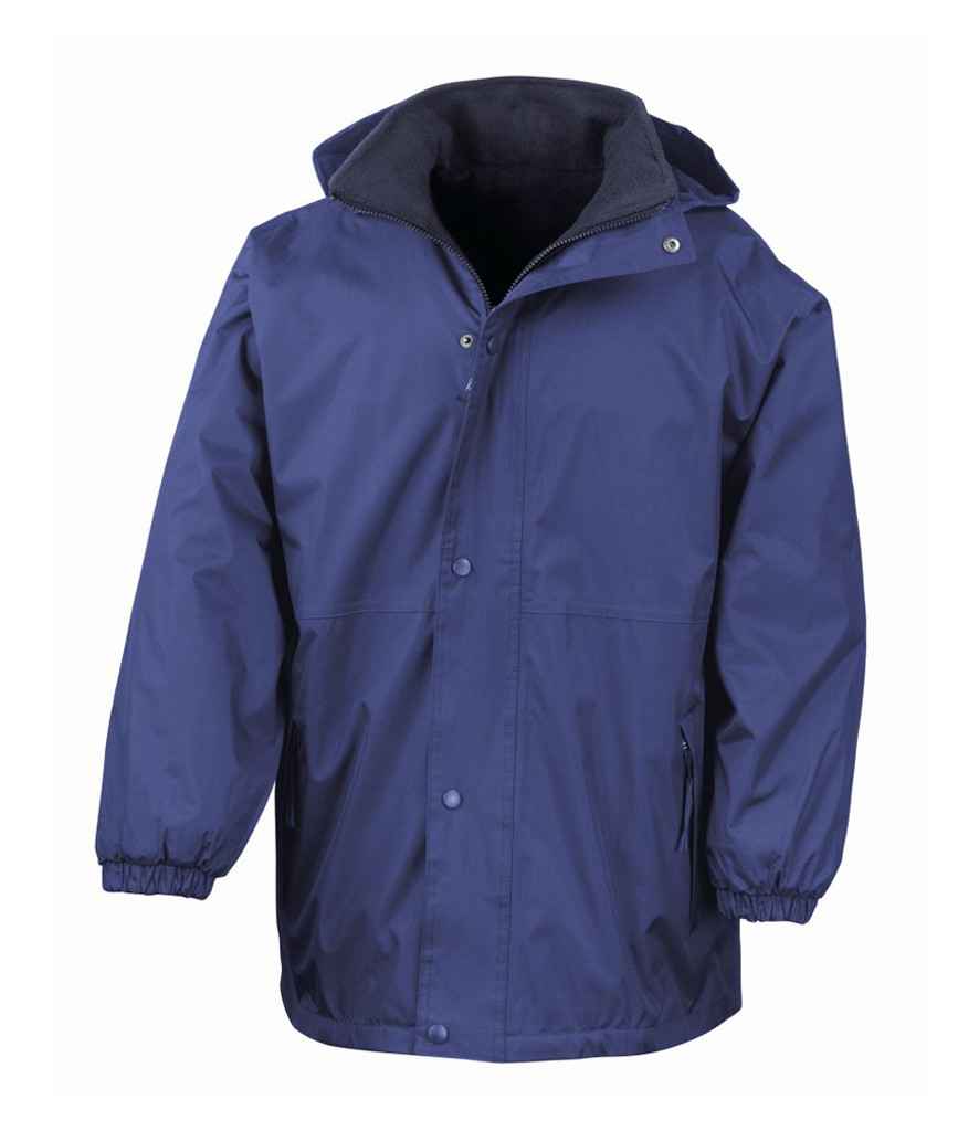 Result - Reversible StormDri 4000 Waterproof Jacket - RS160 BK/GY S