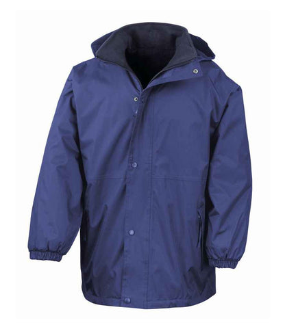 Result - Reversible StormDri 4000 Waterproof Jacket - RS160 BK/GY S