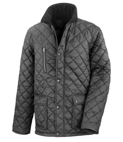 Result - Urban Cheltenham Gold Jacket - RS196 BLK XS