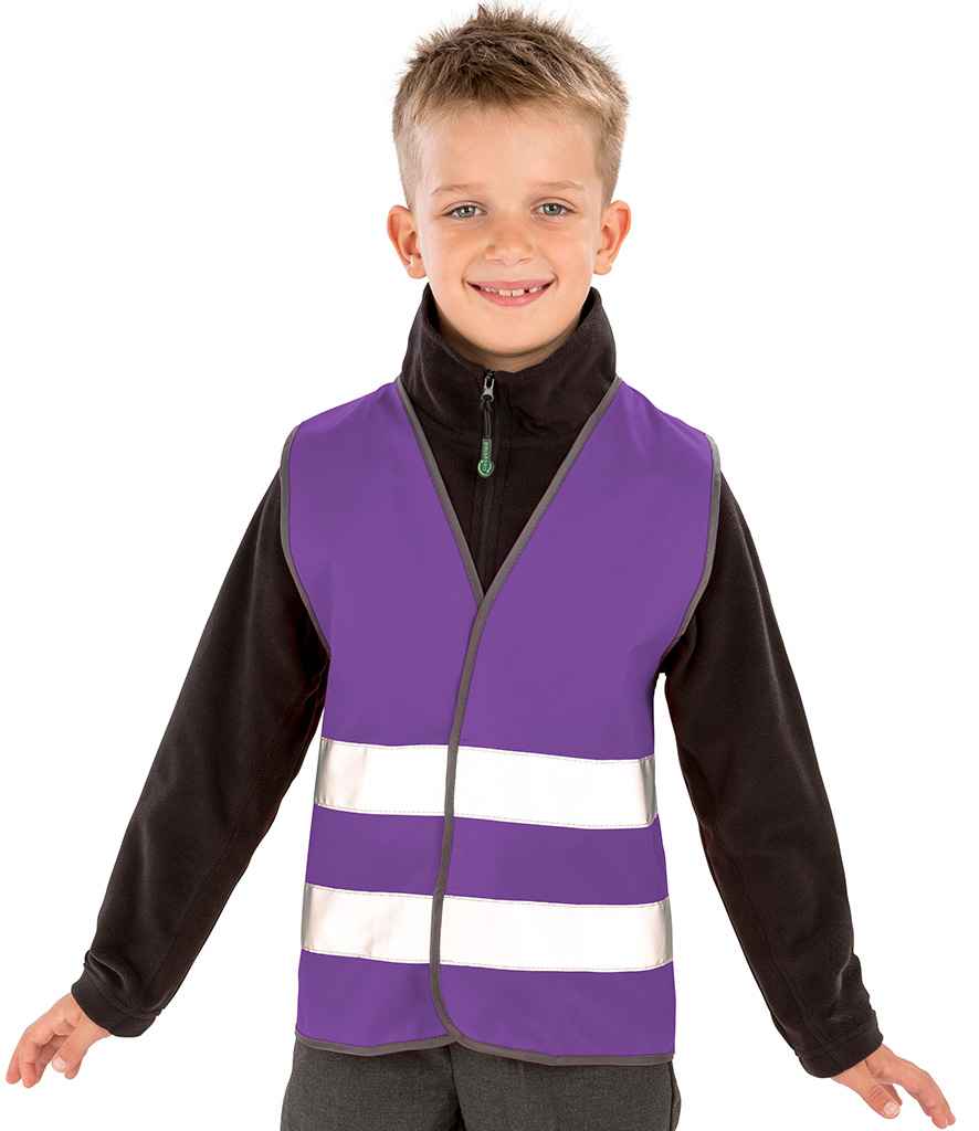 Result - Core Kids Enhanced Vis Vest - RS200BE PUR S