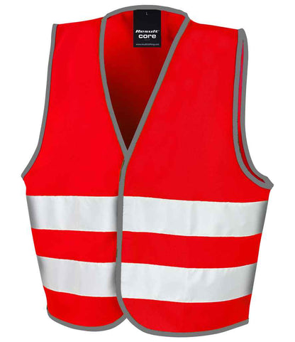 Result - Core Kids Enhanced Vis Vest - RS200BE BUR S