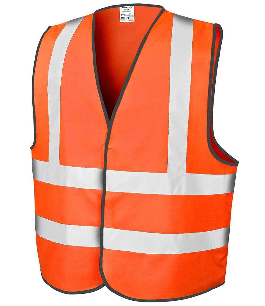 Result - Core Hi-Vis Motorway Vest - RS201M FLO S/M