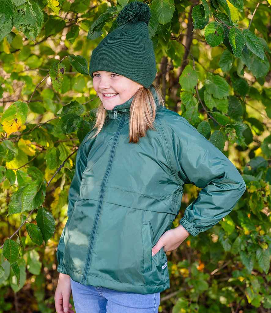 Result - Core Kids Micro Fleece Lined Jacket - RS203B BOT 3-4