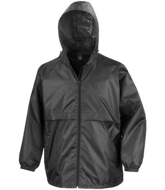 Result - Core Lightweight Lined Waterproof Jacket - RS205 BLK XS