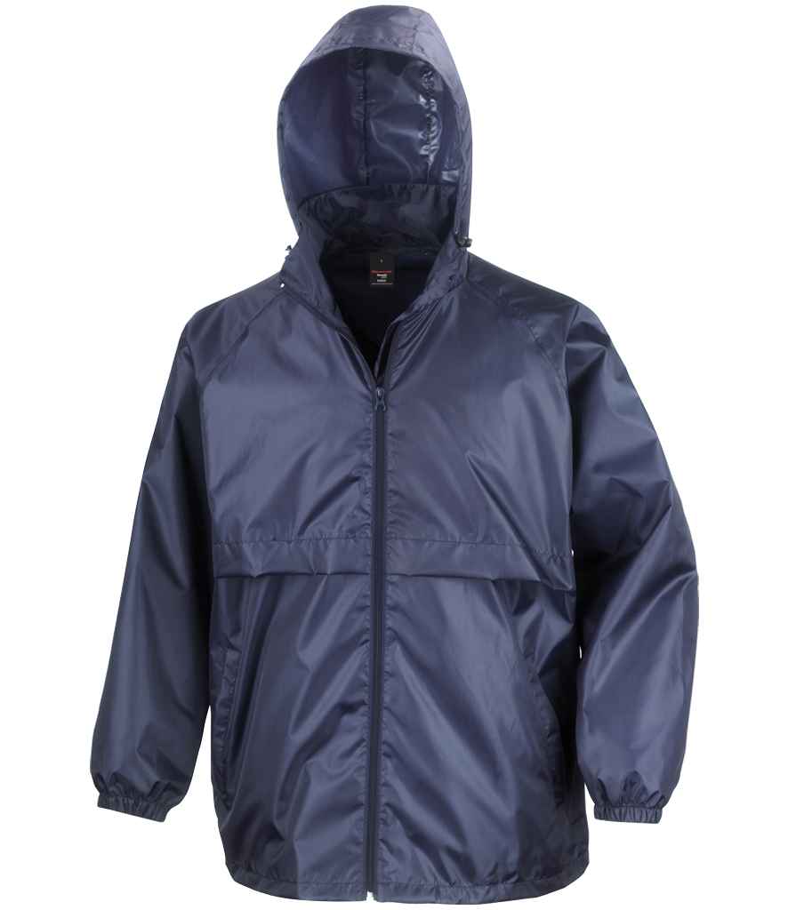 Result - Core Lightweight Lined Waterproof Jacket - RS205 BLK XS