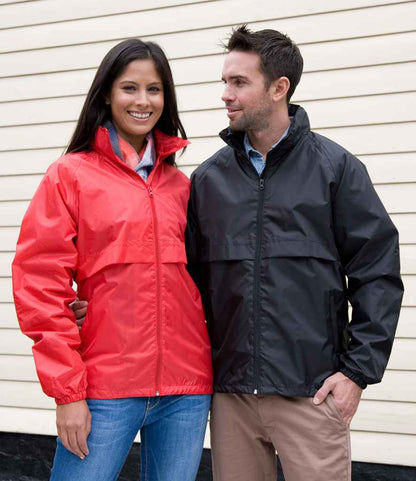 Result - Core Lightweight Lined Waterproof Jacket - RS205 RED XS