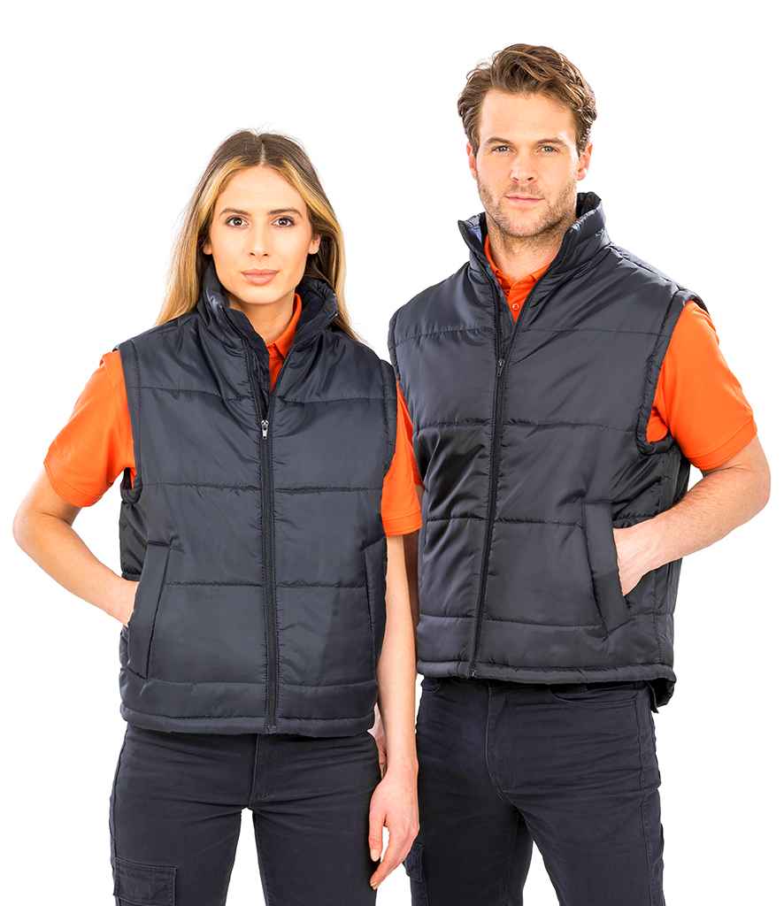 Result - Core Padded Bodywarmer - RS208 BLK XS