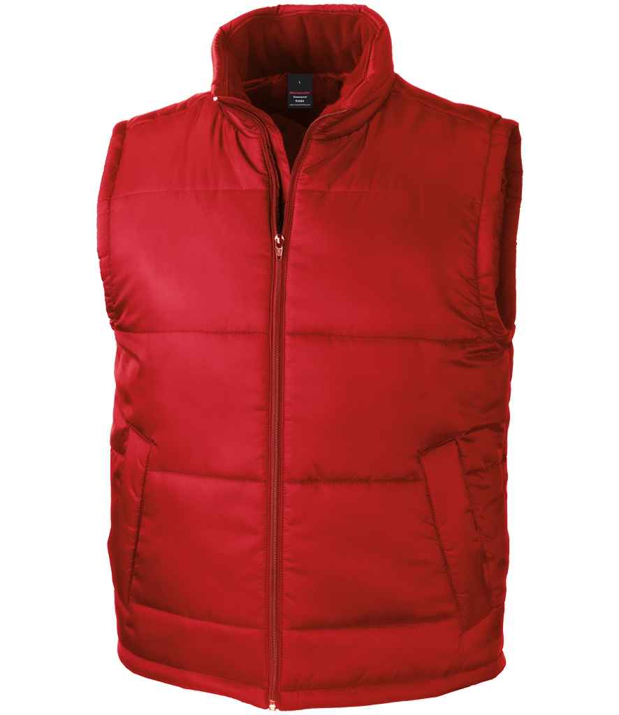 Result - Core Padded Bodywarmer - RS208 RED XS