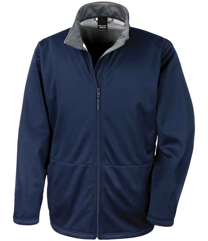 Result - Core Soft Shell Jacket - RS209M BLK XS