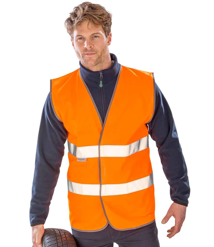 Result - Safe-Guard Motorist Hi-Vis Safety Vest - RS211 ORA S/M