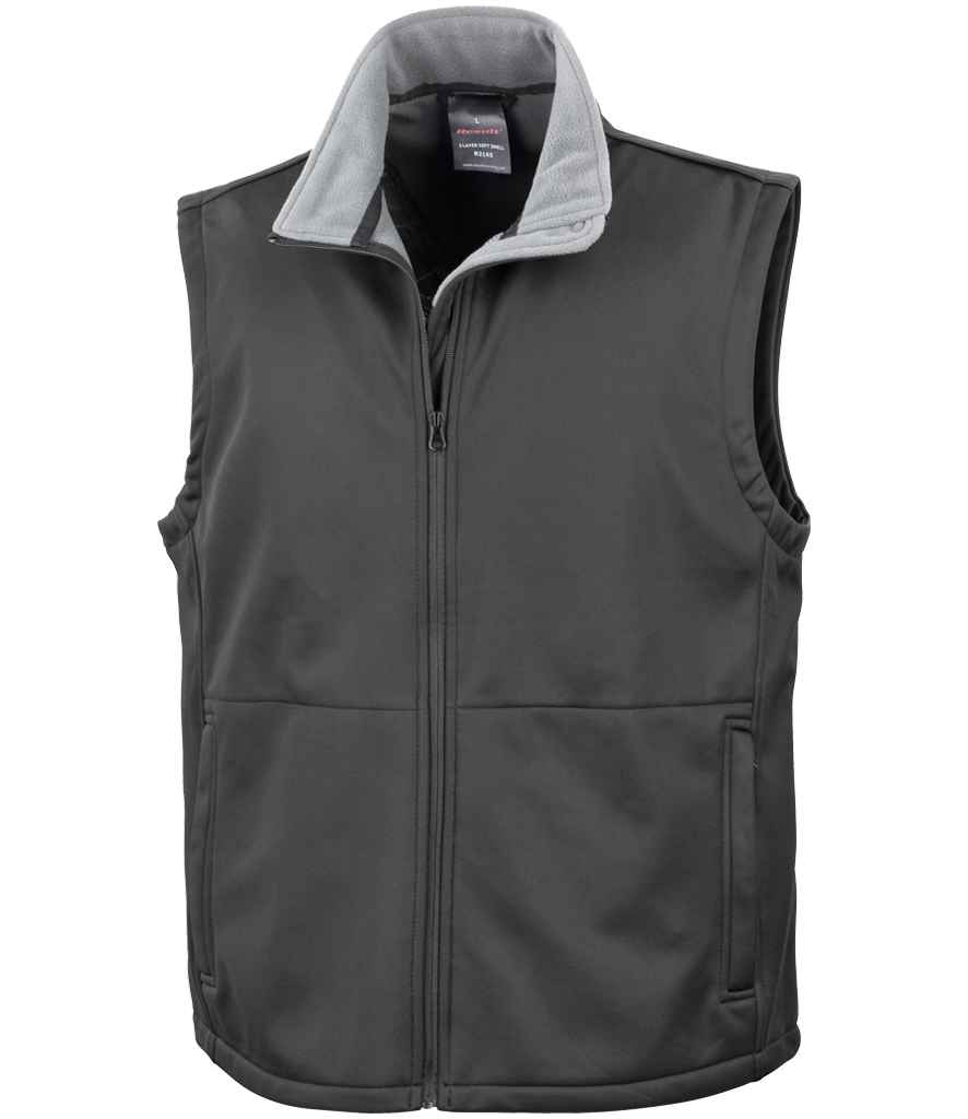 Result - Core Soft Shell Bodywarmer - RS214 BLK S