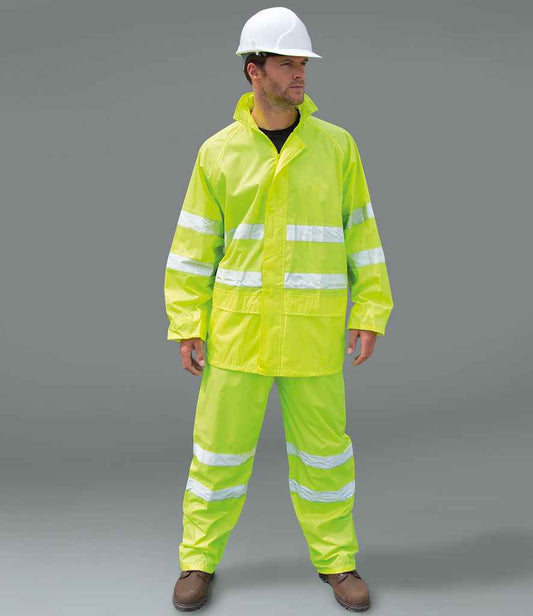 Result - Safe-Guard Hi-Vis Waterproof Suit - RS216 YEL XS