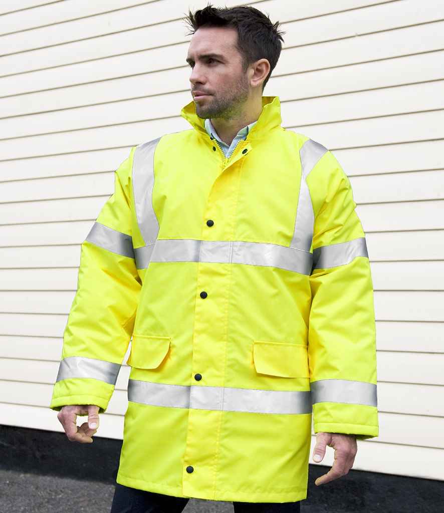 Result - Core Hi-Vis Motorway Coat - RS218 FLY S