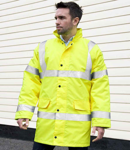Result - Core Hi-Vis Motorway Coat - RS218 FLY S