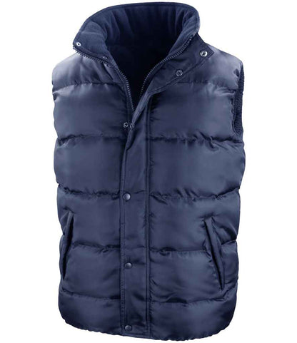 Result - Core Nova Lux Padded Bodywarmer - RS223 BLK XS