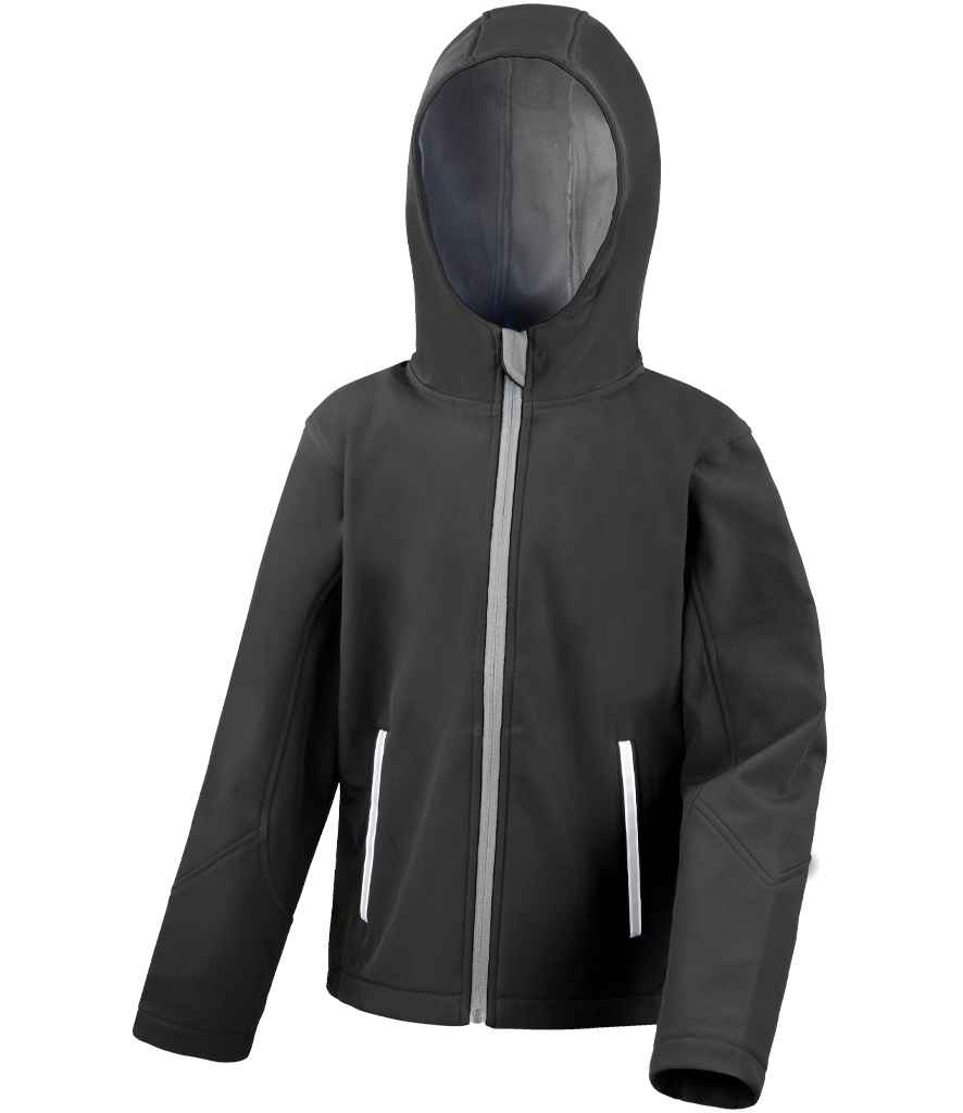 Rezultat - Kurtka Soft Shell z kapturem Core Kids TX Performance