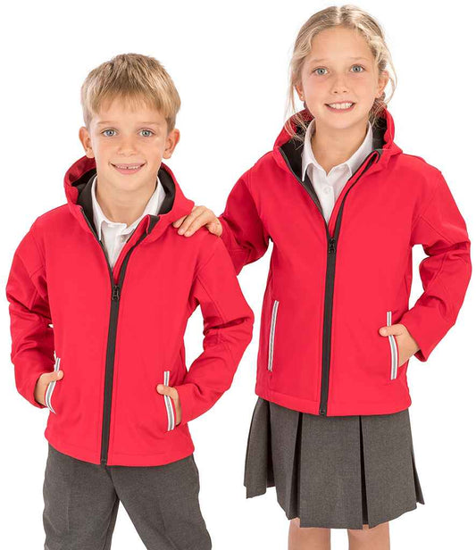 Result - Core Kids TX Performance Hooded Soft Shell Jacket