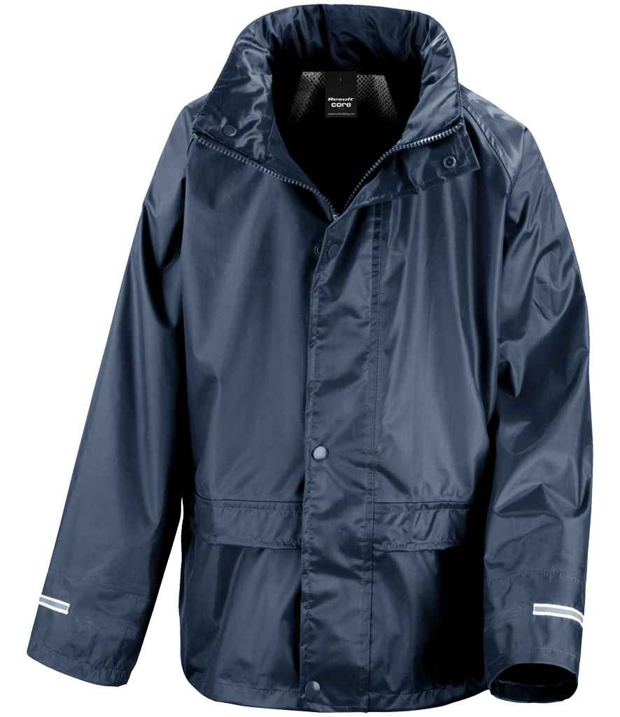 Result - Core Kids Waterproof Rain Suit - RS225B BLK 3-4