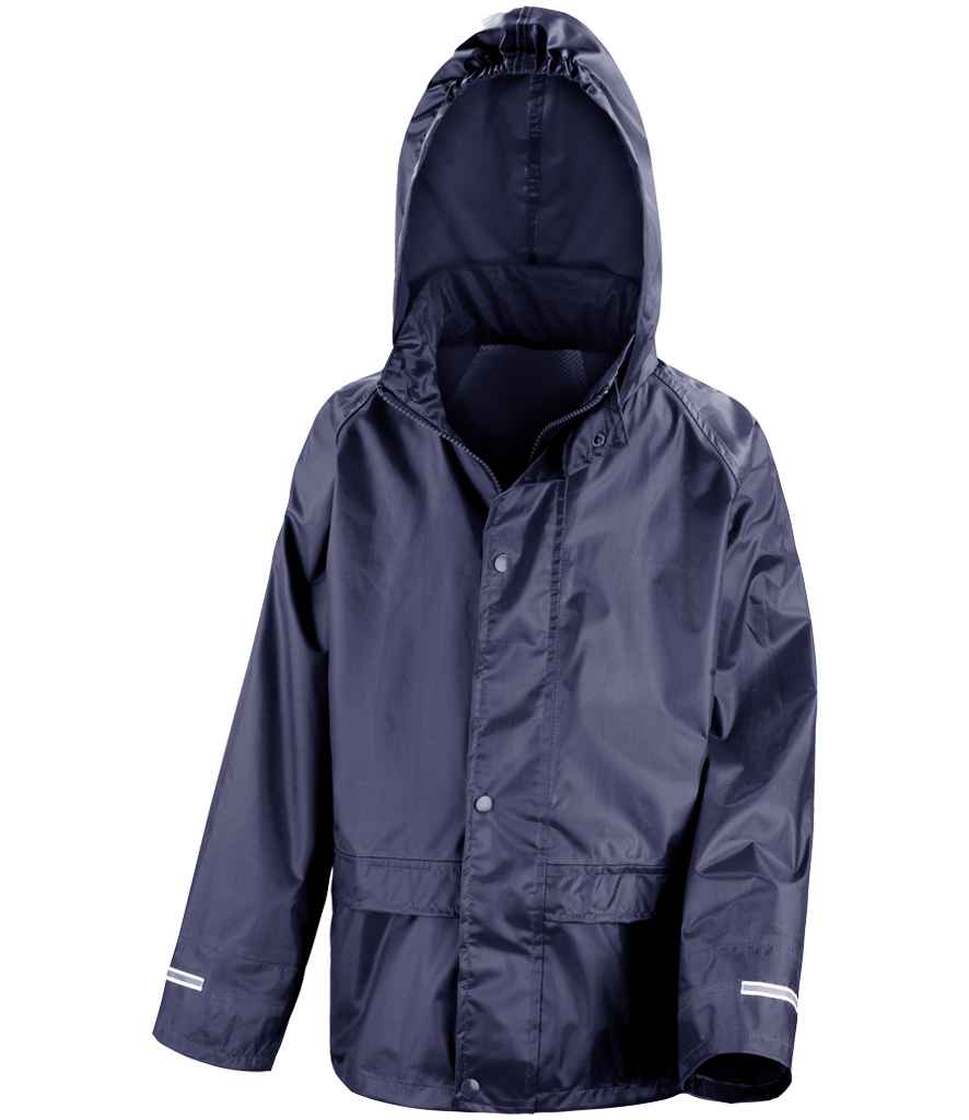 Result - Core Kids Waterproof Over Jacket - RS227B BLK 3-4