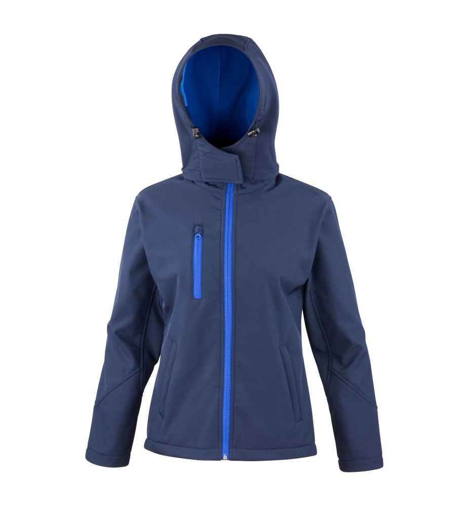 Result - Core Ladies Hooded Soft Shell Jacket - Pierre Francis
