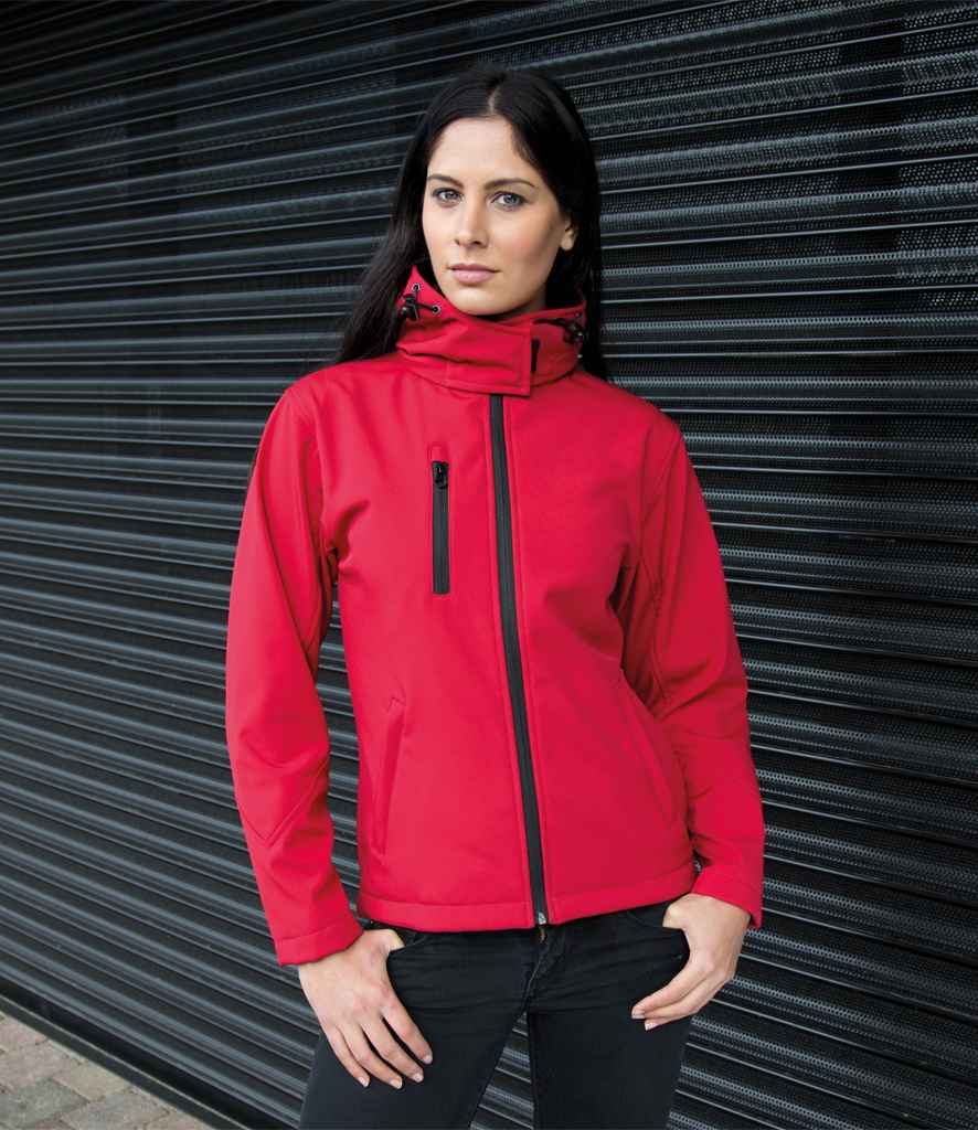 Result - Core Ladies Hooded Soft Shell Jacket - Pierre Francis