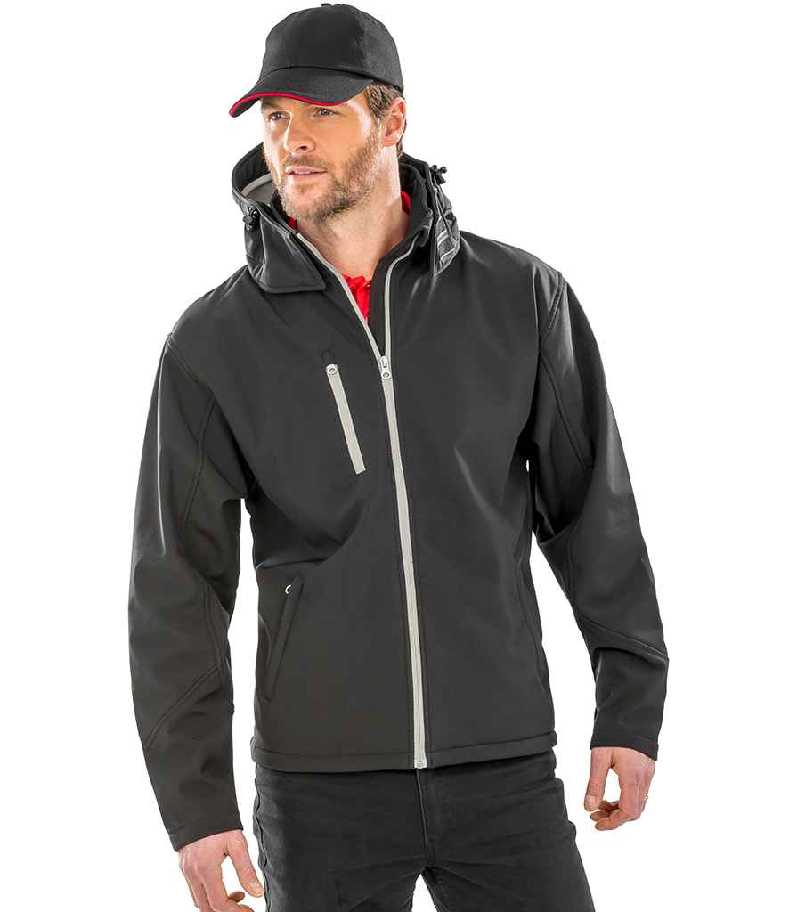 Rezultat - kurtka Soft Shell z kapturem Core