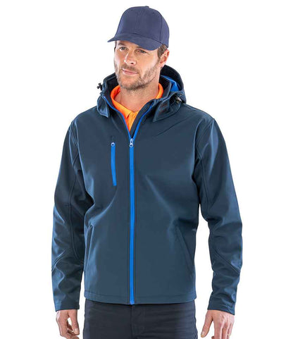 Result - Core Hooded Soft Shell Jacket - RS230M NV/RY S