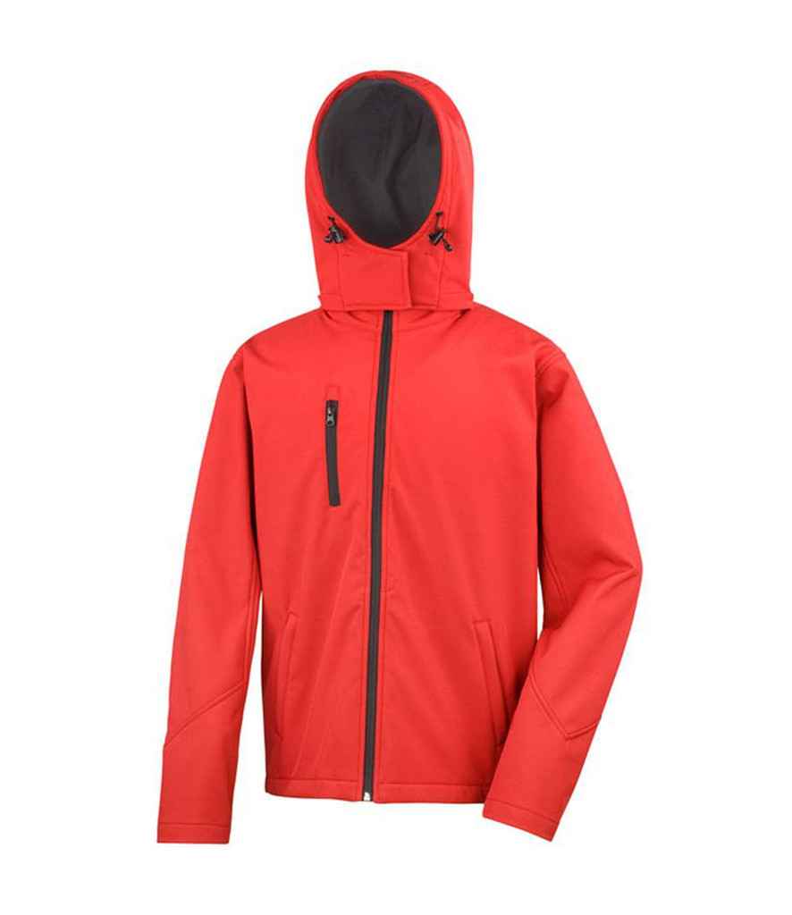Result - Core Hooded Soft Shell Jacket - RS230M BK/GY S