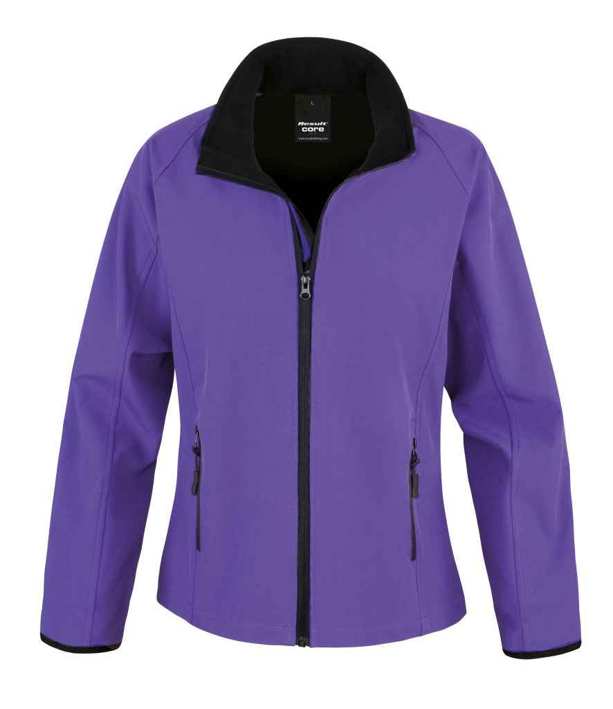 Result - Core Ladies Printable Soft Shell Jacket - Pierre Francis