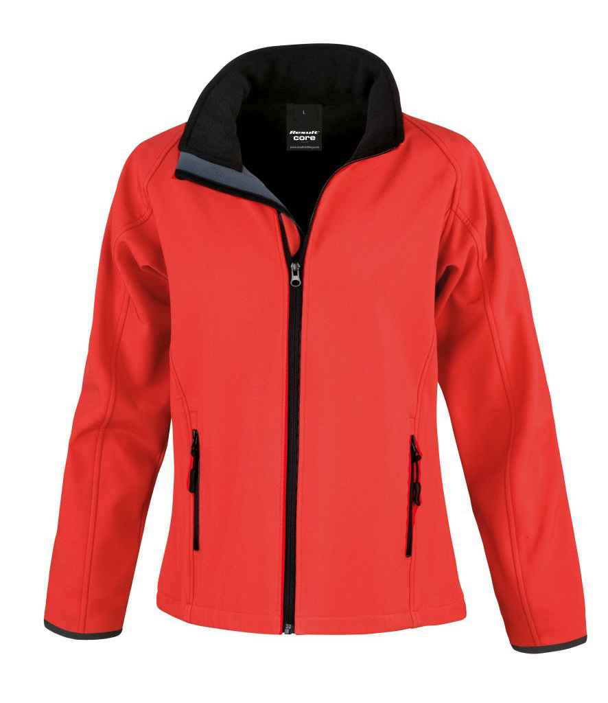 Result - Core Ladies Printable Soft Shell Jacket - Pierre Francis