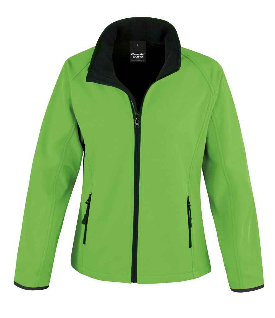 Result - Core Ladies Printable Soft Shell Jacket - Pierre Francis