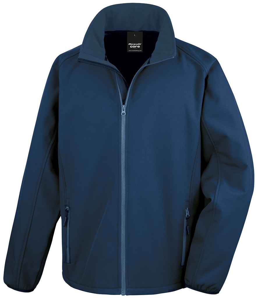 Result - Core Printable Soft Shell Jacket - RS231M NV/NV S