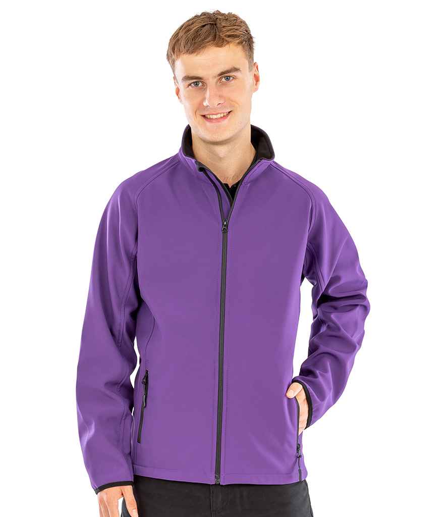 Result - Core Printable Soft Shell Jacket - RS231M PR/BK S
