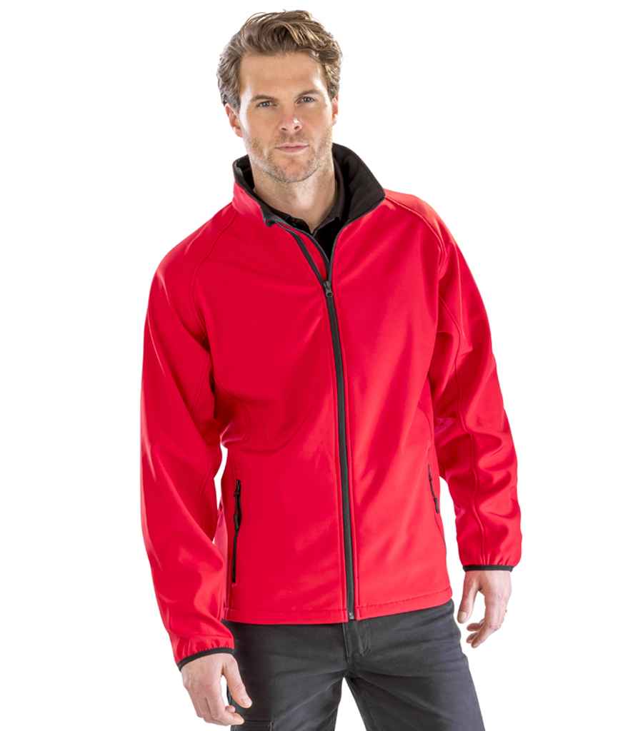 Result - Core Printable Soft Shell Jacket - RS231M RD/BK S