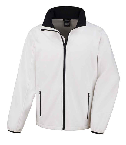 Result - Core Printable Soft Shell Jacket - RS231M BK/BK S