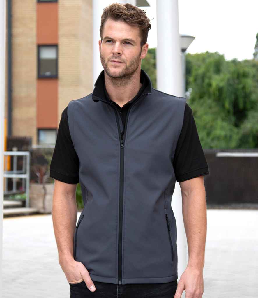 Result Core - Printable Soft Shell Bodywarmer - RS232M CH/BK S