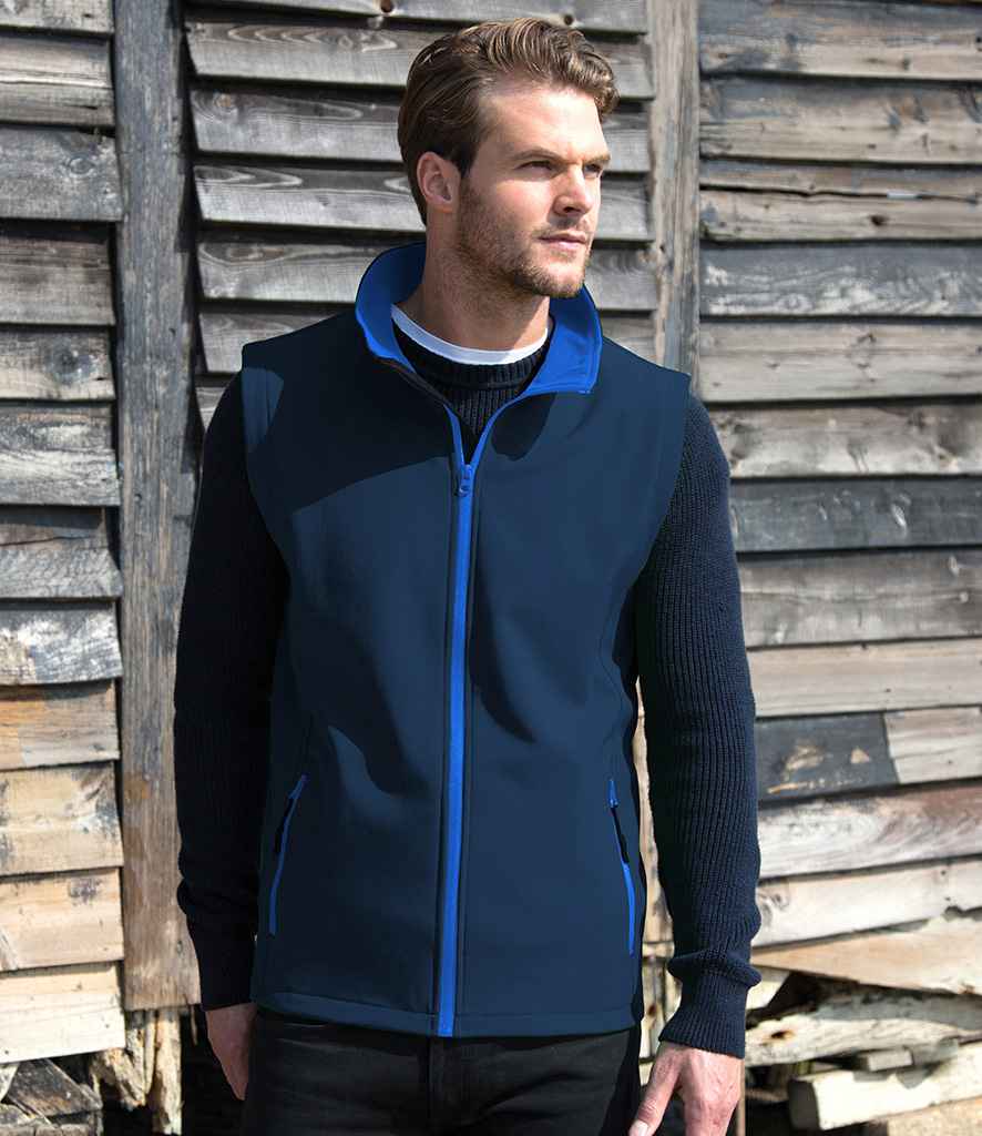 Result Core - Printable Soft Shell Bodywarmer - RS232M NV/RY S