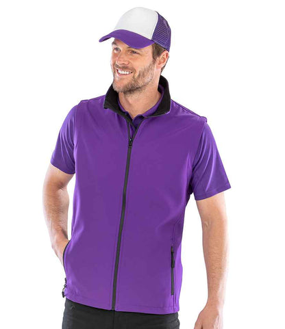 Result Core - Printable Soft Shell Bodywarmer - RS232M PR/BK S