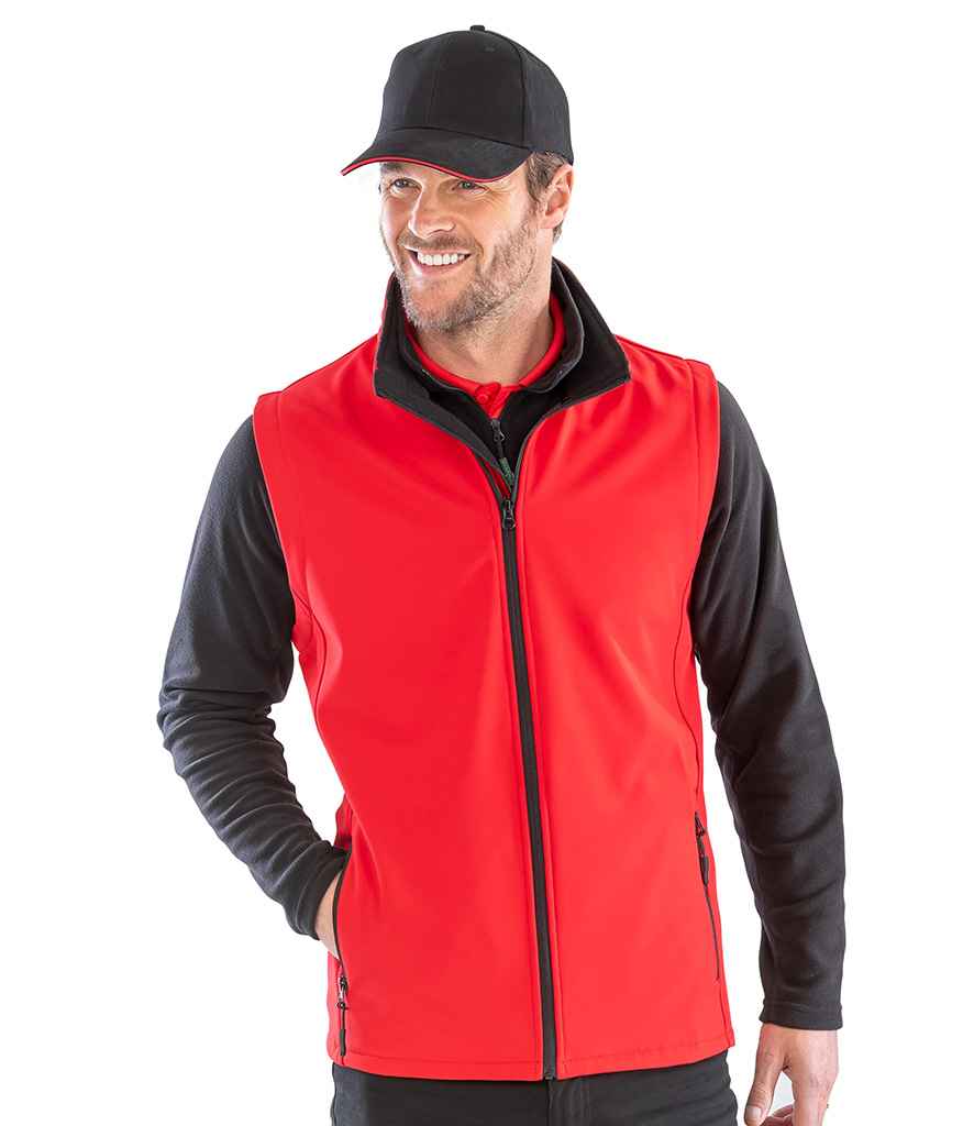 Result Core - Printable Soft Shell Bodywarmer - RS232M RD/BK S