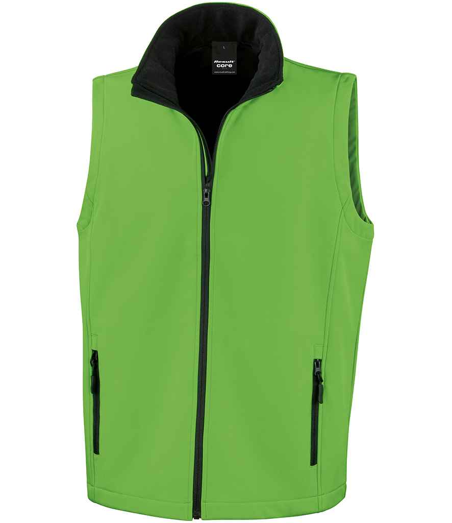 Result Core - Printable Soft Shell Bodywarmer - RS232M BK/BK S