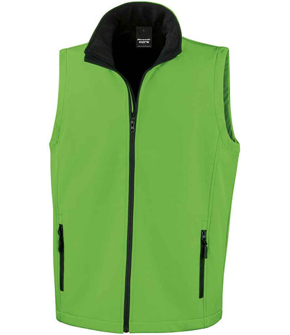 Result Core - Printable Soft Shell Bodywarmer - RS232M BK/BK S