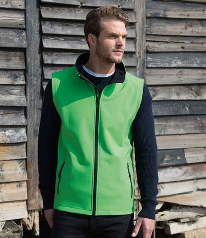 Result Core - Printable Soft Shell Bodywarmer - RS232M VG/BK S