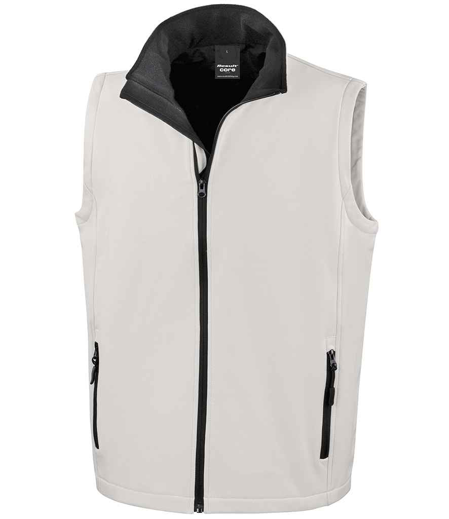 Result Core - Printable Soft Shell Bodywarmer - RS232M BK/BK S
