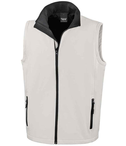 Result Core - Printable Soft Shell Bodywarmer - RS232M BK/BK S